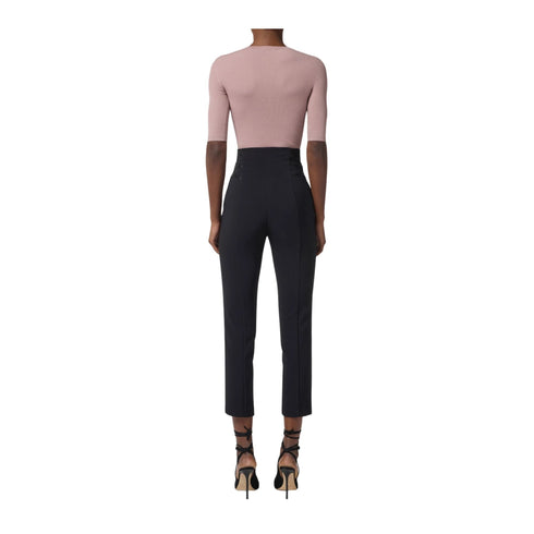 Elisabetta Franchi Pantaloni Pantalone Donna vita alta con zip 42 - Francavilla Moda